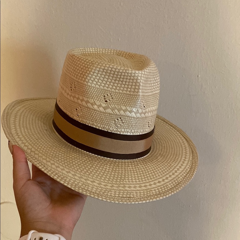 Stylish Cream Women’s Western Sun Hat